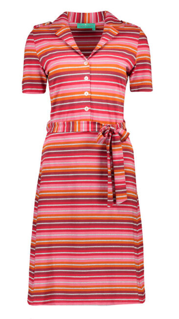 bakery-ladies-jurk-polo-tulsa-stripes-burgundy-tango-red