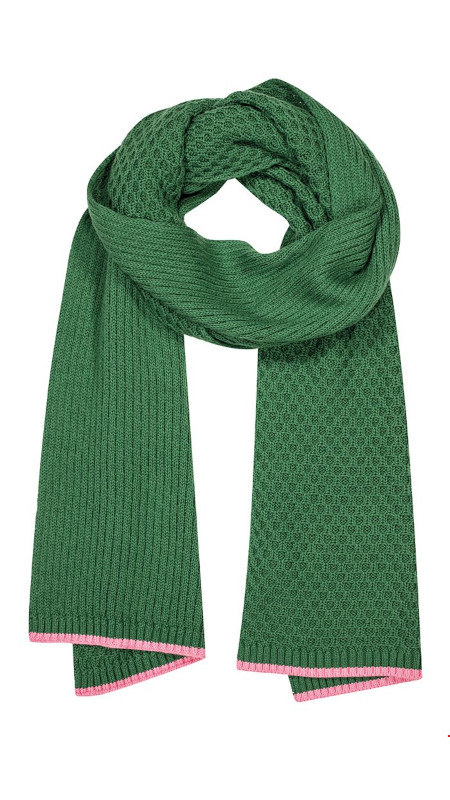 Groene sjaal met klein accent | ZILCH bij Kekke Jurkjes