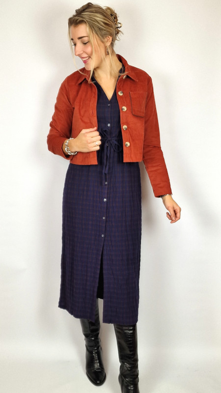 princesse-nomade-kort-corduroy-jajse-ali-rust-nice-things-jurk-crinkle-checks-navy (1)