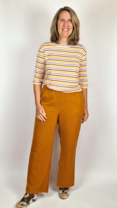 zilch-broek-mousseline-rust-shirt-stripes-rust-lavender