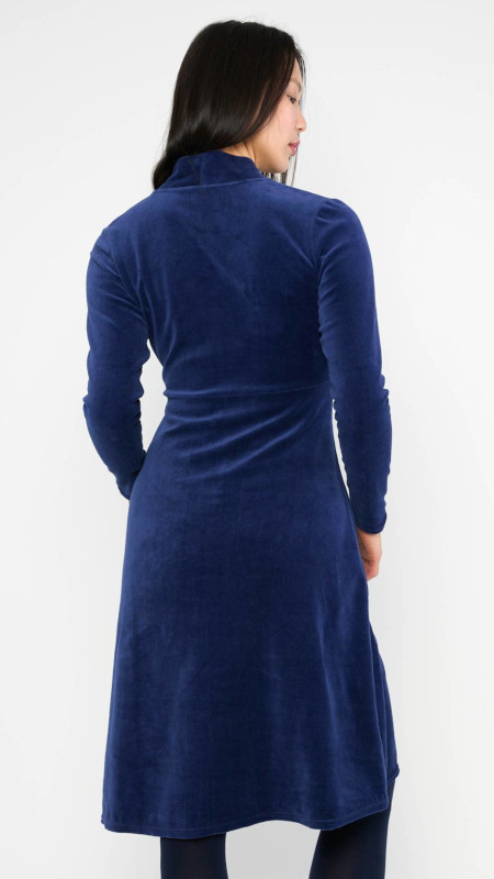 blutsgeschwister-jurk-velvet-glamour-aura-indigo-depths-blue